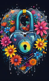 a colorful toy with flowers