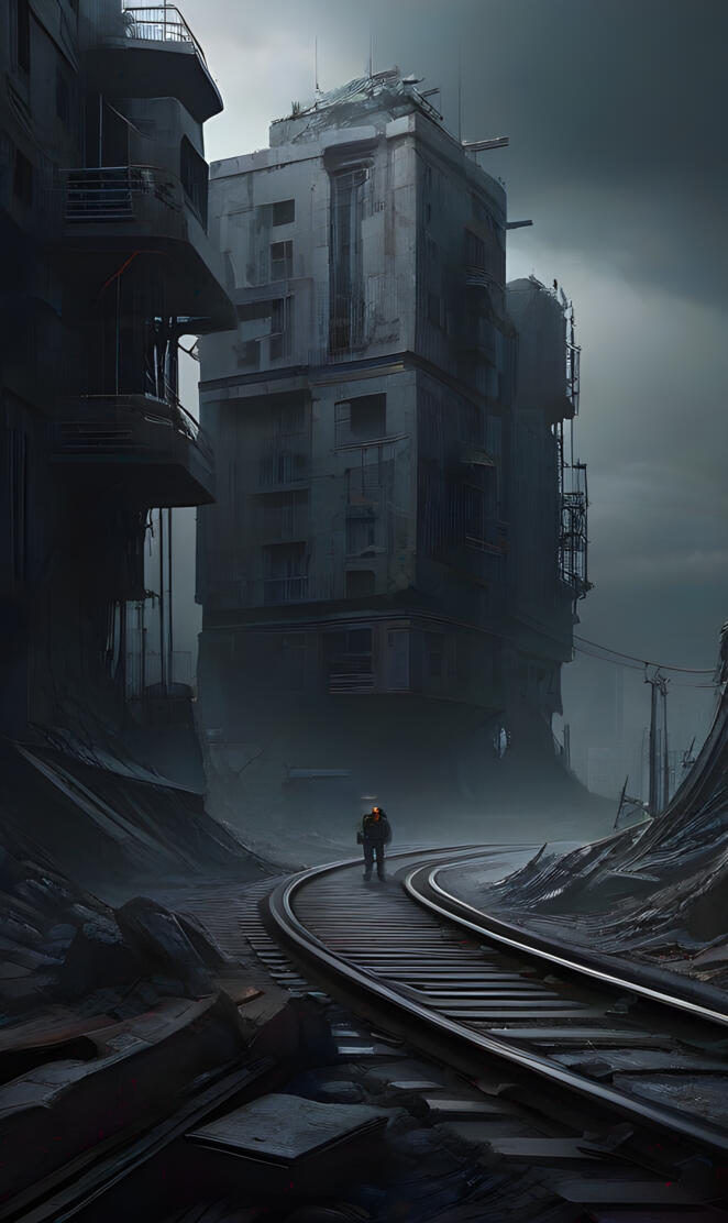 Dark Sci-Fi Soft Wallpaper