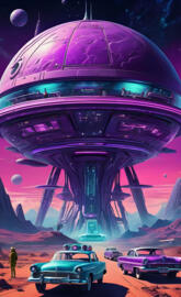 "Purple Haze all in my Brain" (retro sci-fi)