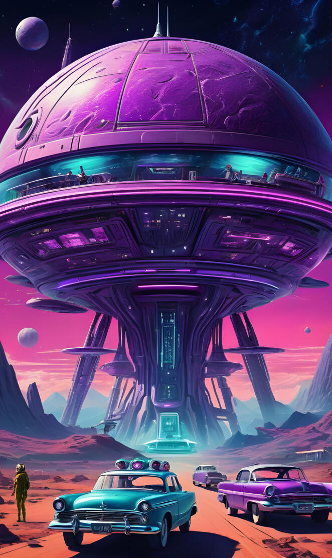 "Purple Haze all in my Brain" (retro sci-fi)