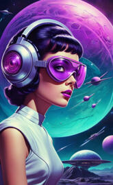 "Purple Haze all in my Eyes" (retro sci-fi)