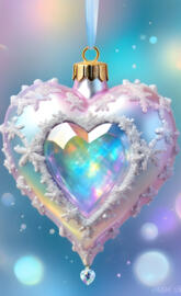 a christmas tree with a blue background