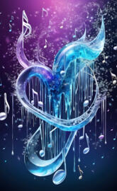 a blue jellyfish with white spots