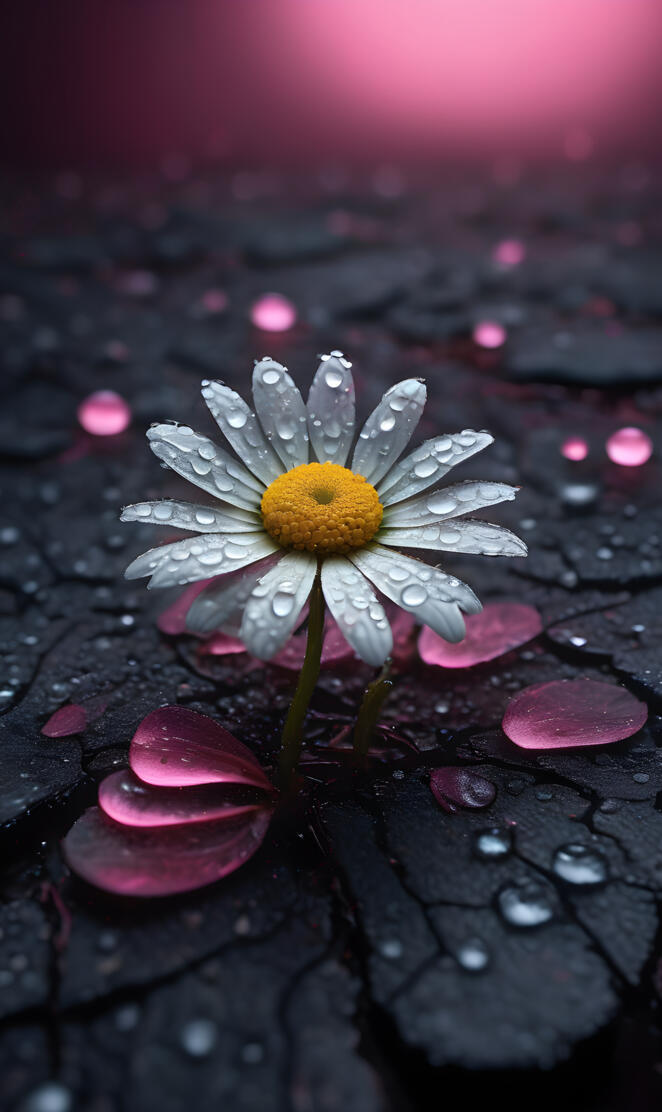 Beautiful Dark Daisy