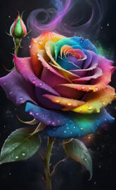 a close up of a flower