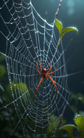 spider on web