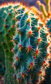 a close up of a plant