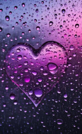 pink purple heart