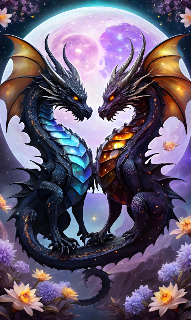 Ying Yang Dragons