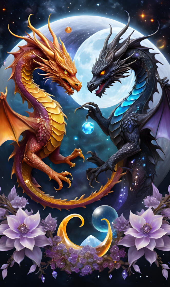 Ying Yang Dragons