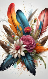 Flowered Feathers