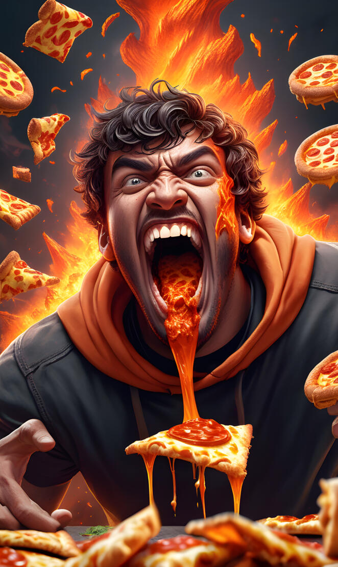 Have some pizza rolls fresh out the microwave