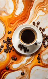 a close up of a coffee cup