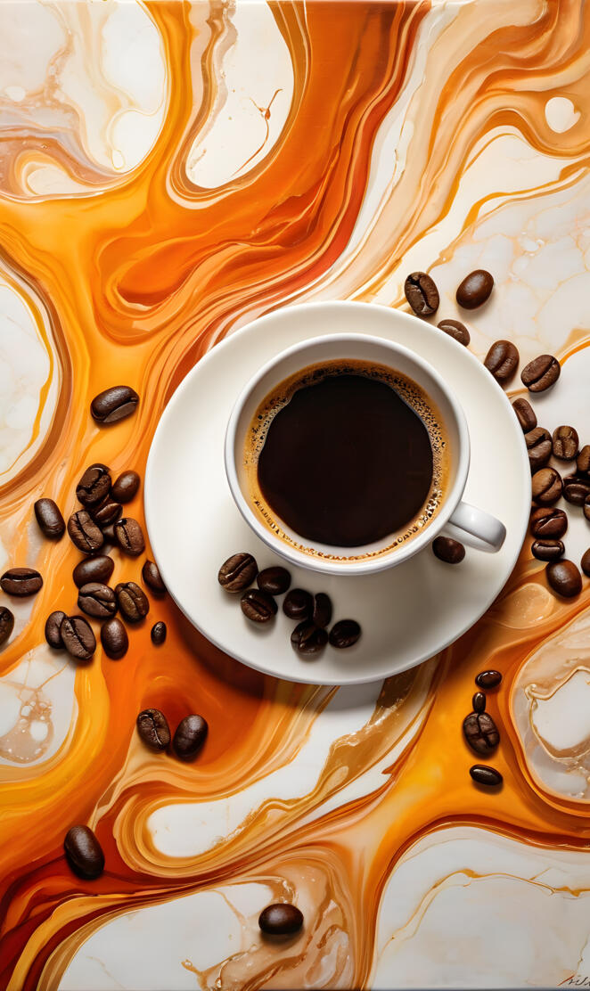 a close up of a coffee cup