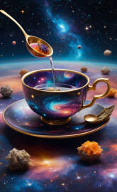 Galaxy Tea Cup