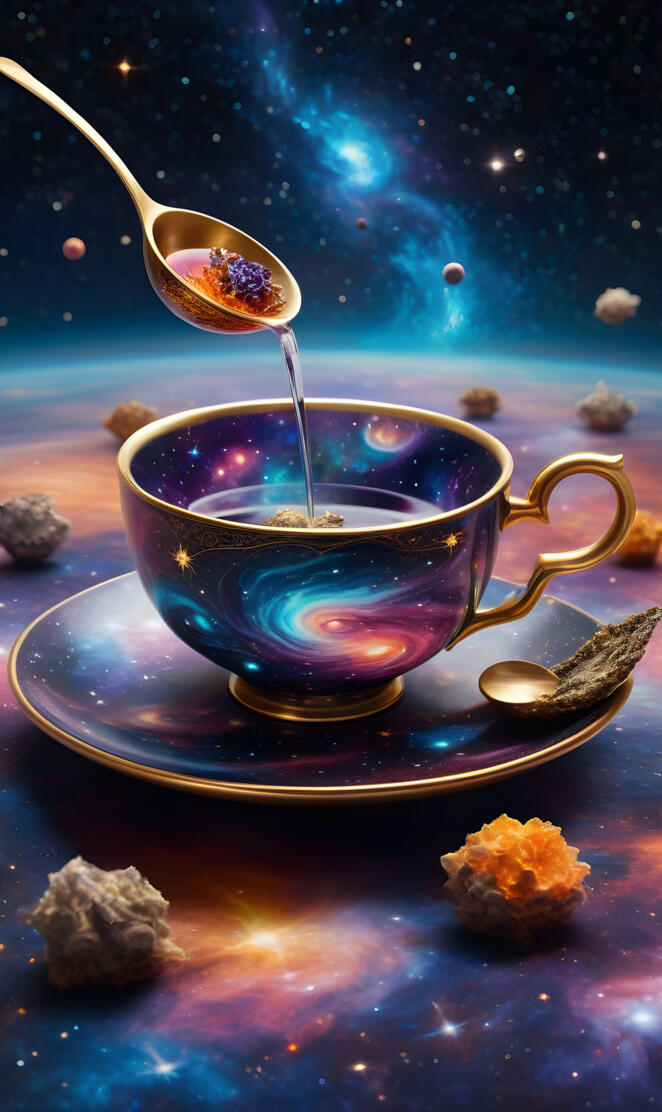 Galaxy Tea Cup
