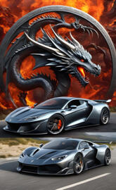 dragone nouvelle voiture dans le monde des sypercars