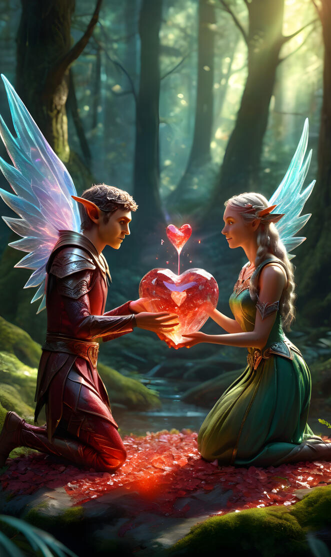 Prince Freiltig and Princess Hyanathria (the Lover's Binding Ceremony)