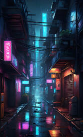 a street with buildings on both sides