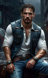 Isabella steampunk cowboy apocalyptic character