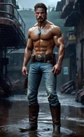 Isabella steampunk cowboy apocalyptic character