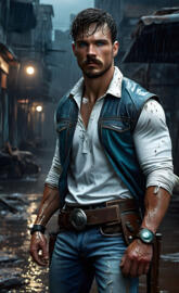 Isabella steampunk cowboy apocalyptic character