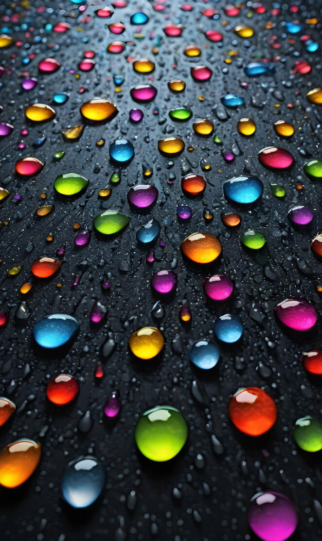 Rainbow drops