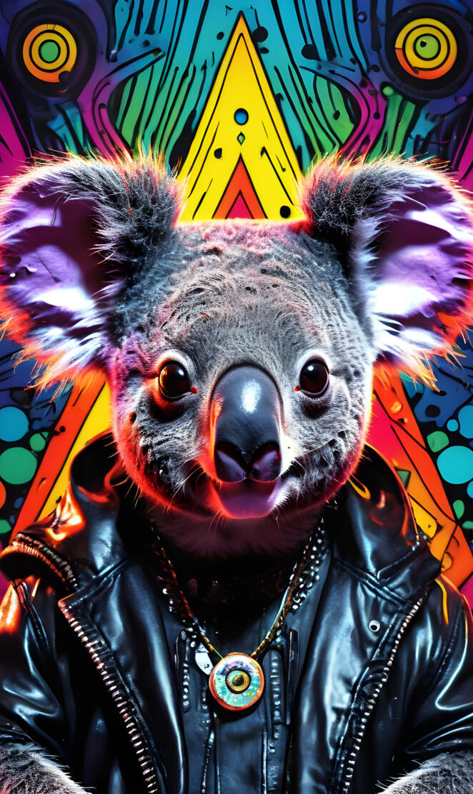 punk koala