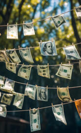 Hanging Money Out To Dry