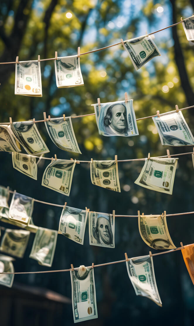 Hanging Money Out To Dry