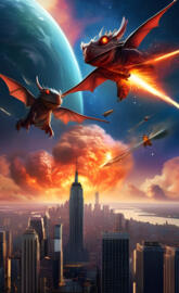 new York getting burned