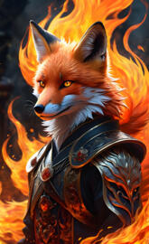 Blaze, the Fire Kitsune