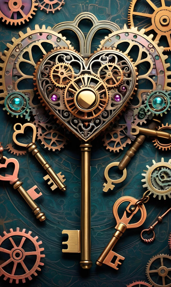 a clock with many different types of clocks on it