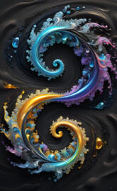 a close-up of a colorful bracelet