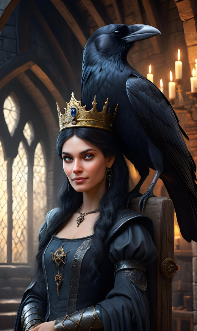 Only a witch would have such a huge raven