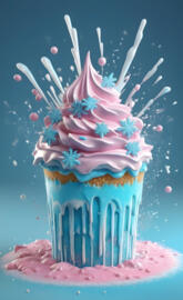 a cake with a unicorn theme