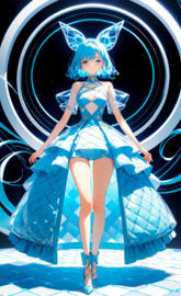 Cobalt Cutie Wallpaper