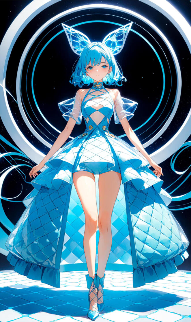 Cobalt Cutie Wallpaper