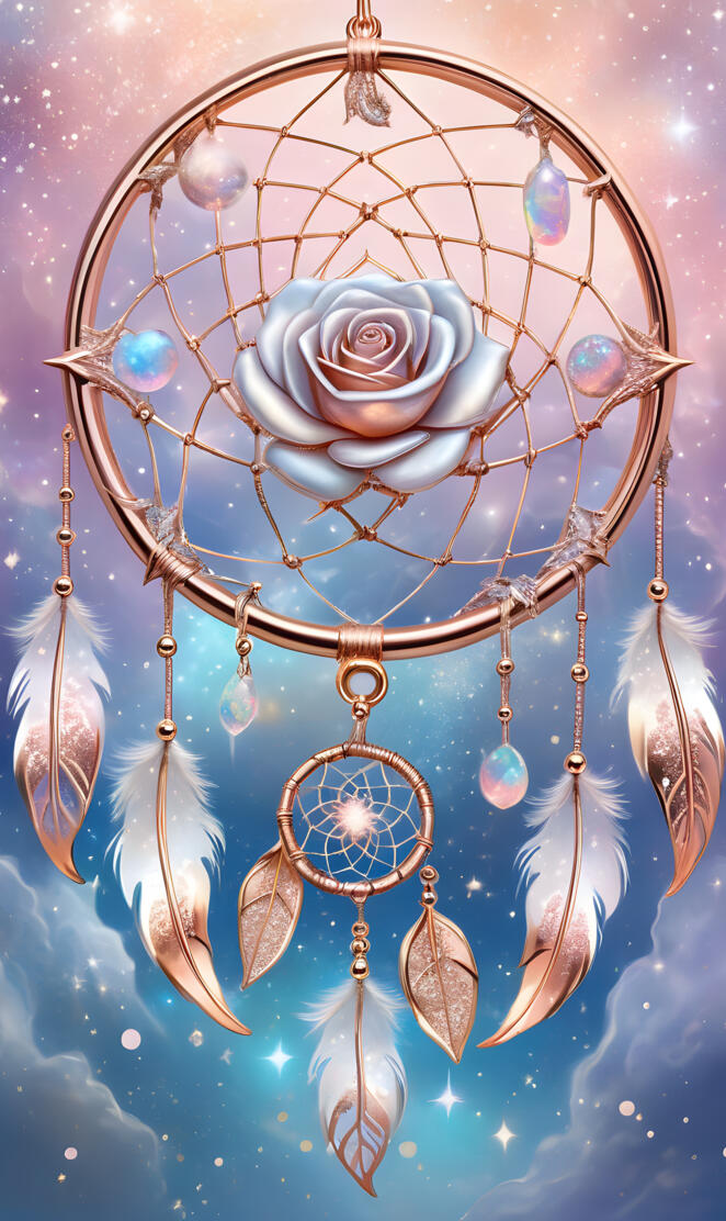 stardust Rose dreamcatcher