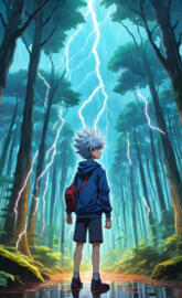 hxh killua (ai and it's bad)