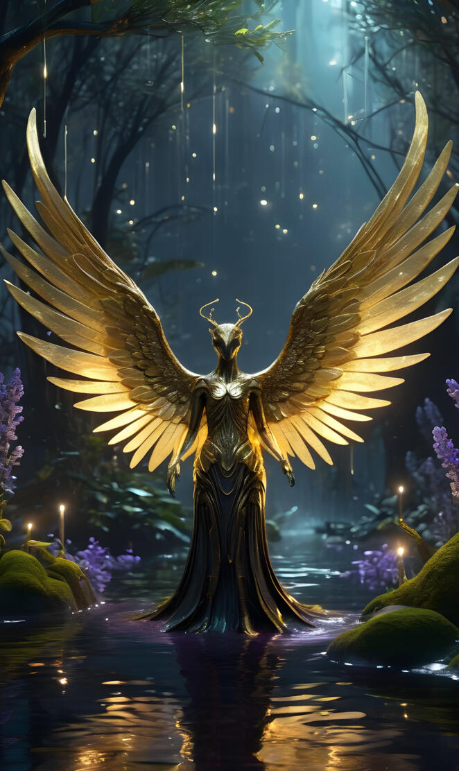 Adenathia, Angel and Protector of the Creatures of the Night