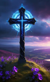 my Scottish Dad, cross