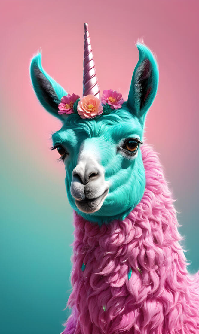 beautiful llamacorn