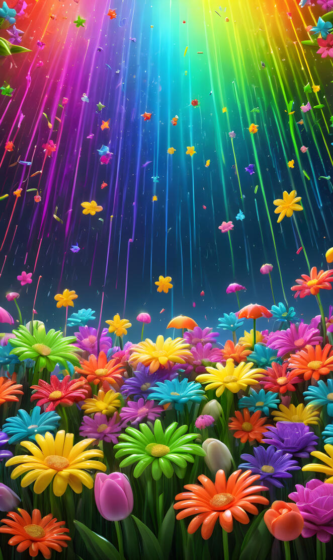 They're Beaming Up The Flowers!!!