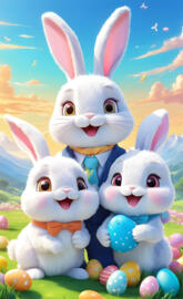 bunny family wallpaper ♥️