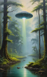 UFO in the Forrest