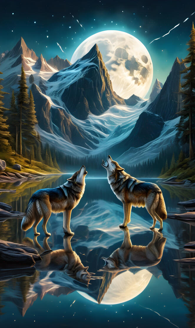 howling wolves