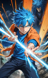 random anime guy (i tried making Goku😭)