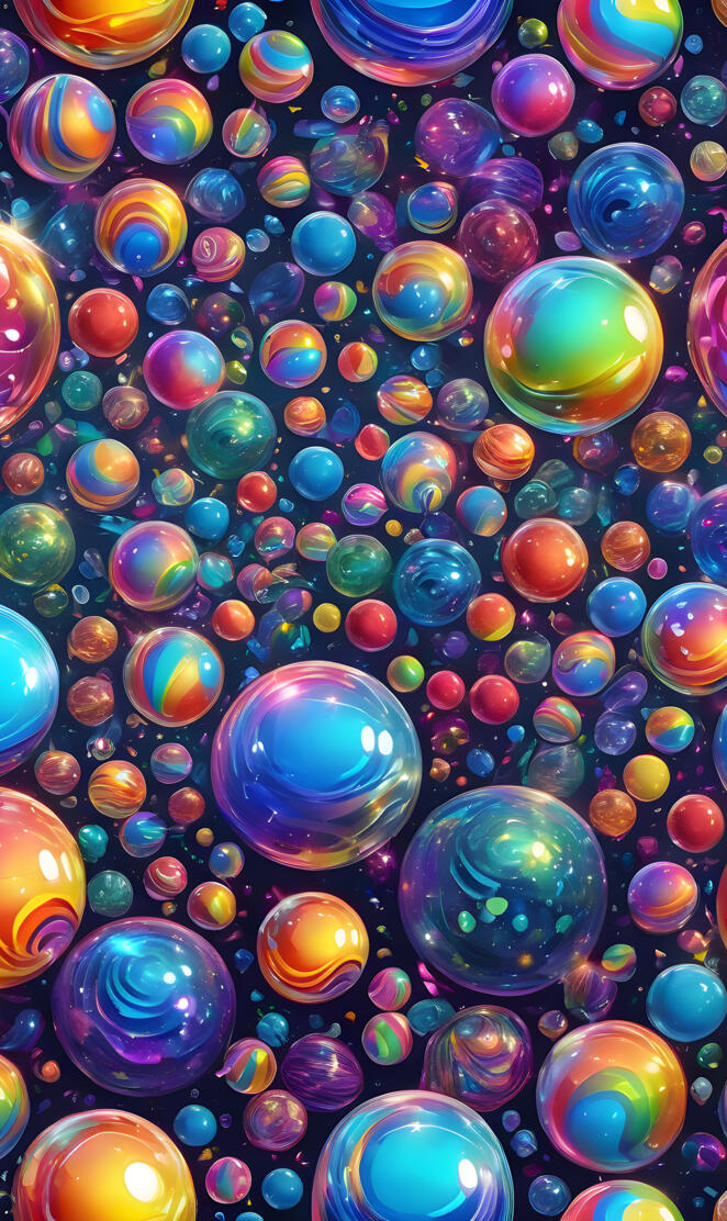 a group of colorful glass jars