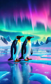 Hey everyone! Have a great week! ♥️🦋
Skating penguins in Alaska 24-02